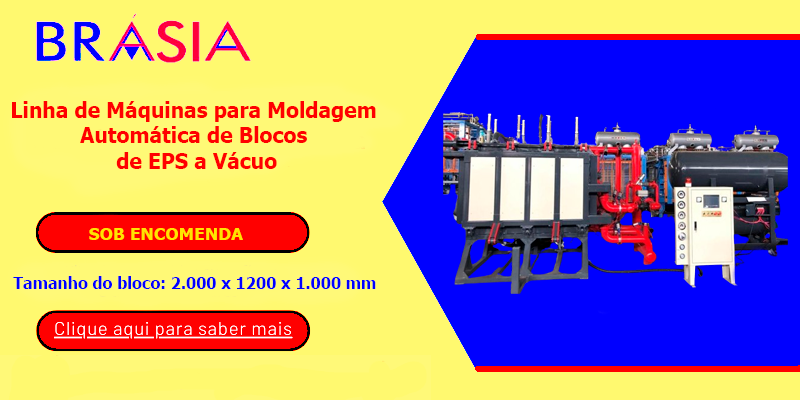 Linha de Máquinas para Moldagem Automática de Blocos de EPS a Vácuo -  A BRÁSIA, fundada em 2008, conta com sócios com mais de 30 anos de experi...Saiba mais.