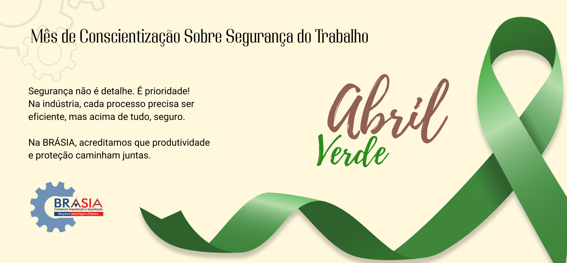 Abril Verde -  A BRÁSIA, fundada em 2008, conta com sócios com mais de 30 anos de experiência. A empresa comercializa máquinas e equipamentos pa...Saiba mais.